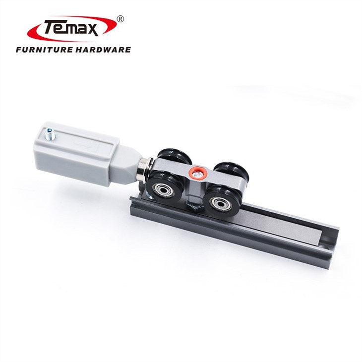 Temax Soft Closing Push Open Pocket Door Sliding Door Roller Wheel Buffer System With Zinc Alloy Body M70A